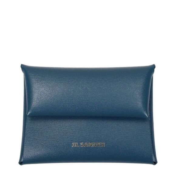 Jil Sander Blue Leather Women's Wallets - Picture 1 of 1